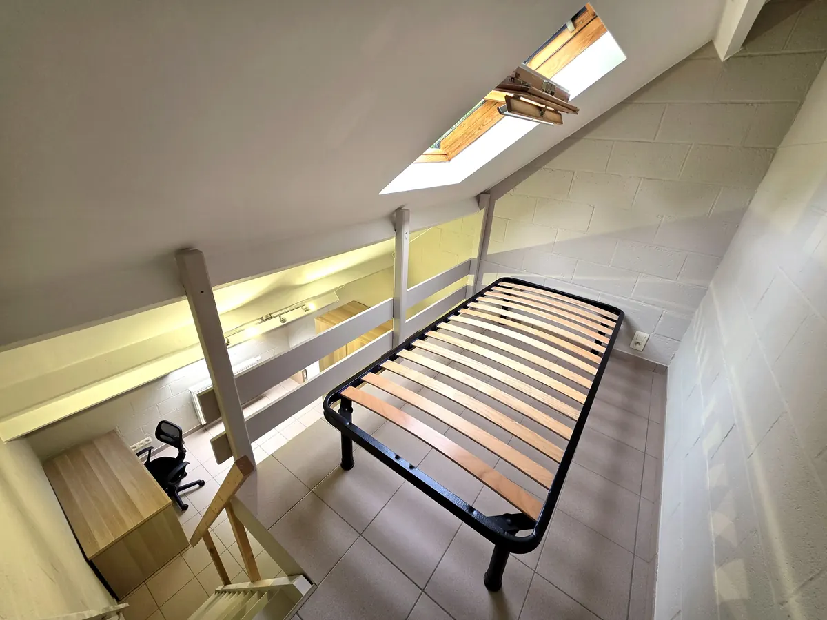 Vue d'une chambre mezzanine